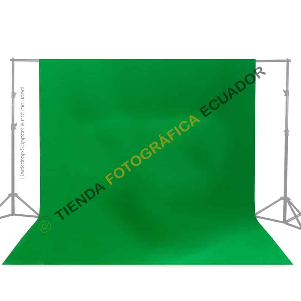 vidaXL Kit de estudio fotográfico telón verde croma 600x300 y luces