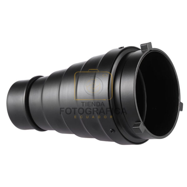 Snoot / cono de luz Profesional con grid y 5 geles incluidos - Imagen 7