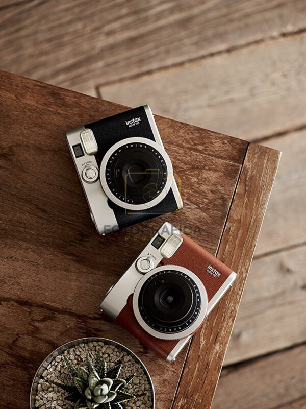 Estuche de cuero café para cámara instantánea Fujifilm Instax Mini - Imagen 3