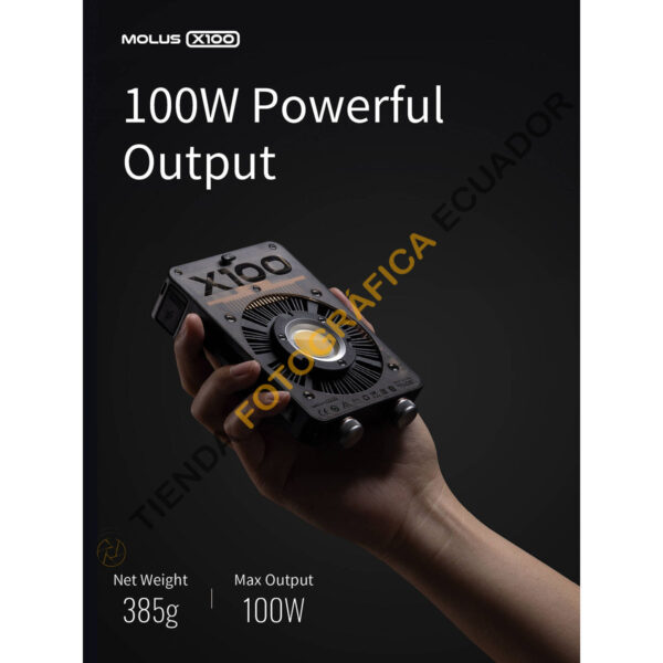 Luz Continua Zhiyun MOLUS X100 – Luz Monolight COB Bicolor de Bolsillo - Imagen 17